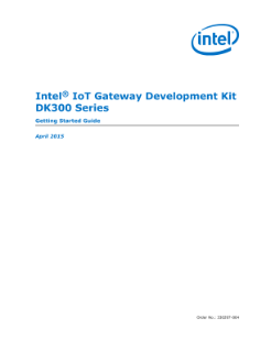 Zestaw Intel® IoT Gateway Development Kit DK300: wprowadzenie – Przewodnik