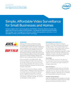 Monitorowanie filmów dla małych firm i domów: informacje o rozwiązaniu